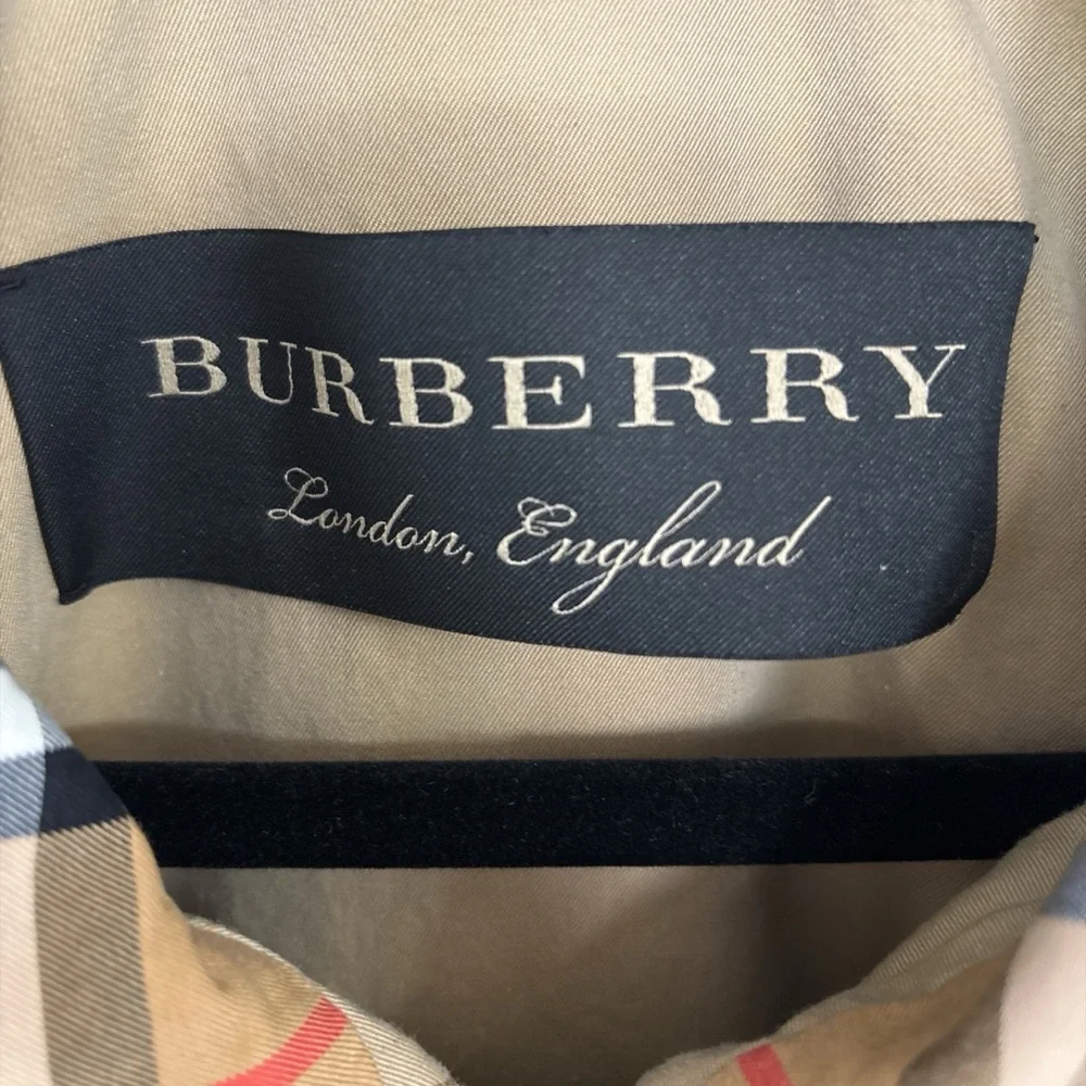Burberry Tan Plaid Bomber Jacket - Picture 2 of 5